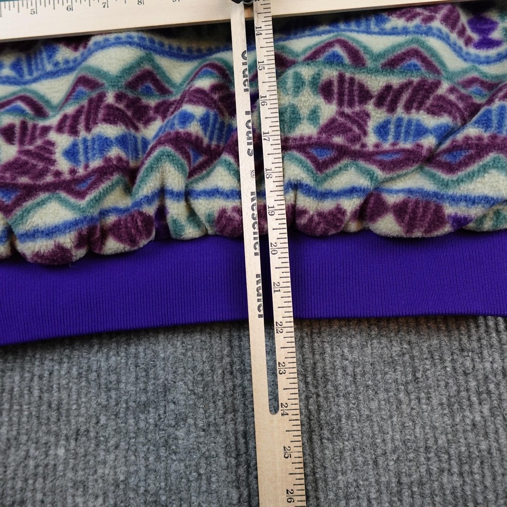 Vintage Colorado Rockies Vest Womens Large Purple MLB Reversible Columbia Fleece - Picture 9 of 10